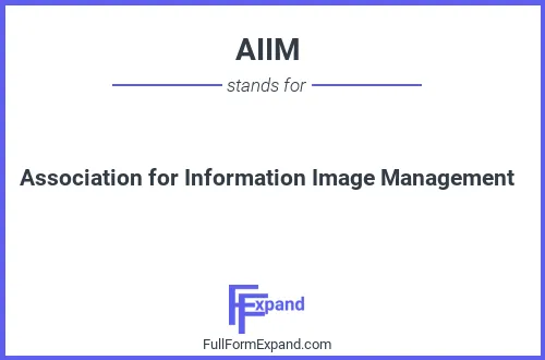 Full form of AIIM