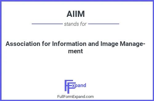 Full form of AIIM