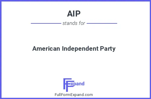 Full form of AIP