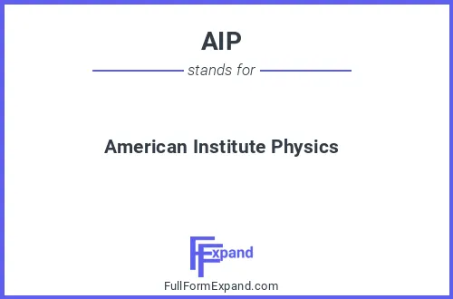 Full form of AIP