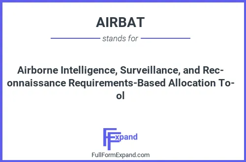 Full form of AIRBAT