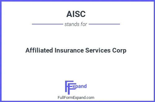 Full form of AISC