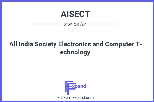 Full form of AISECT