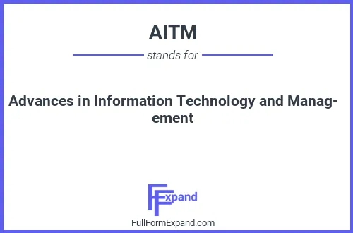 Full form of AITM
