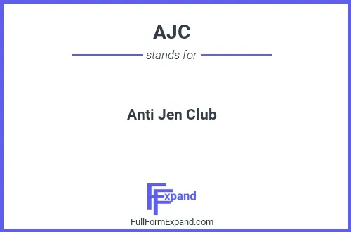 Full form of AJC
