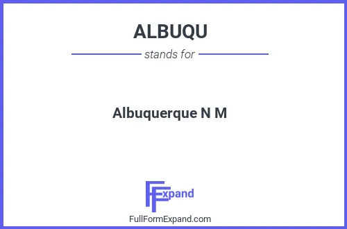Full form of ALBUQU