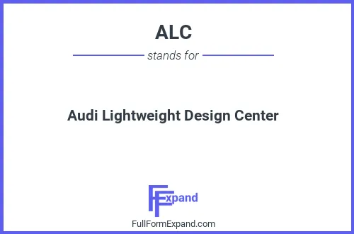 Full form of ALC