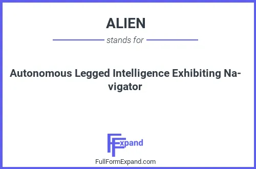 Full form of ALIEN