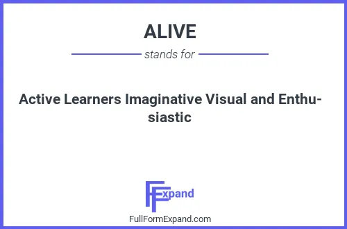 Full form of ALIVE