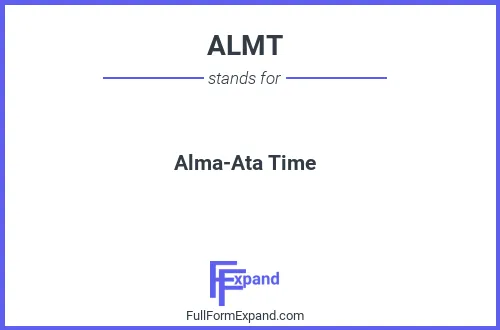 Full form of ALMT