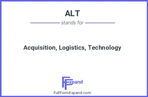 Full form of ALT
