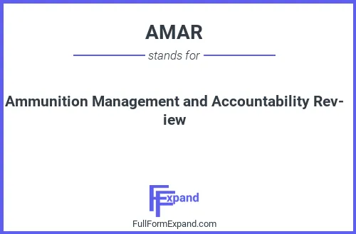 Full form of AMAR