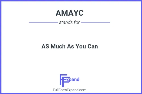 Full form of AMAYC