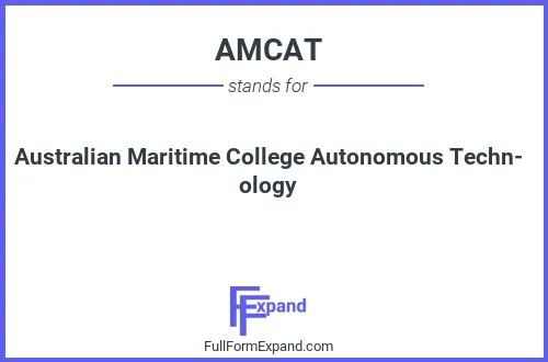 Full form of AMCAT