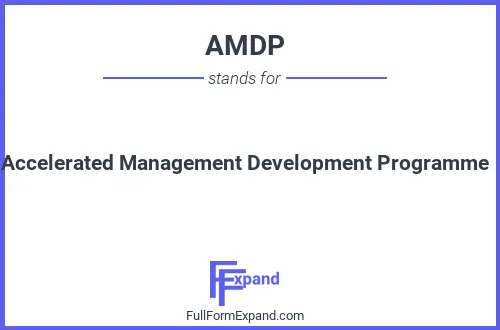 Full form of AMDP