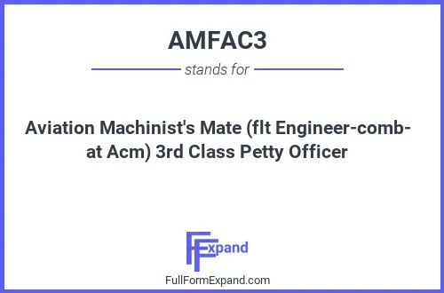 Full form of AMFAC3