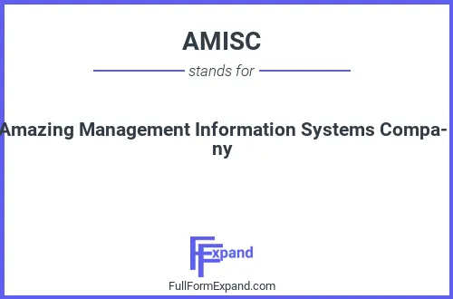 Full form of AMISC