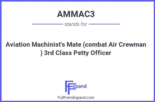 Full form of AMMAC3