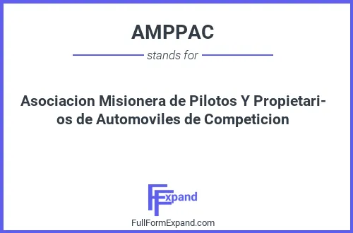 Full form of AMPPAC