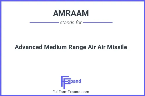 Full form of AMRAAM