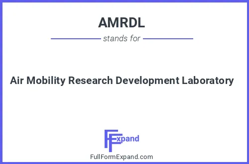 Full form of AMRDL