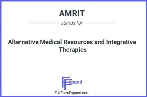 Full form of AMRIT