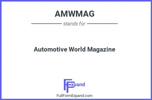 Full form of AMWMAG