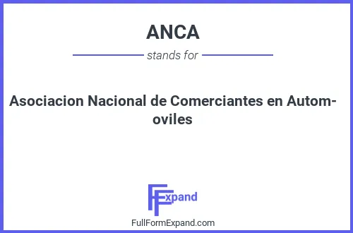 Full form of ANCA