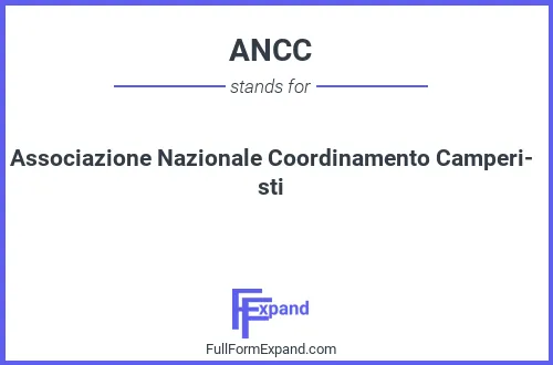 Full form of ANCC