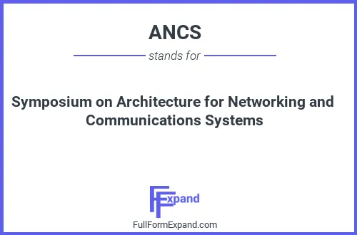 Full form of ANCS