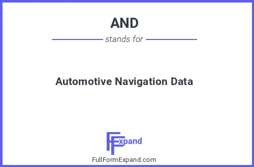 Full form of AND