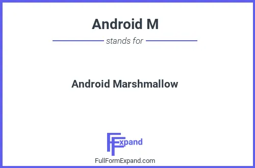 Full form of Android M
