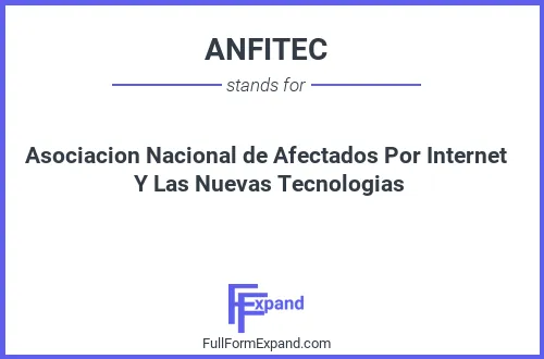 Full form of ANFITEC