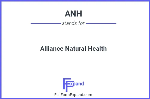Full form of ANH