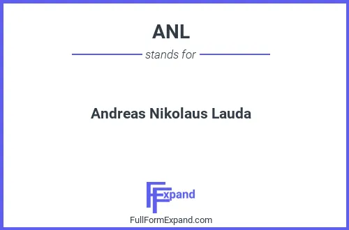 Full form of ANL