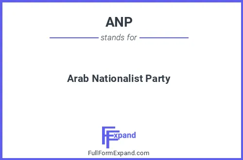 Full form of ANP