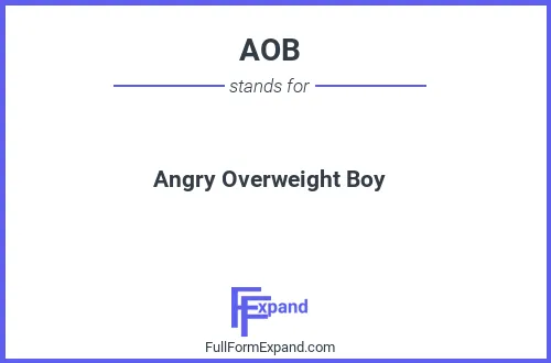 Full form of AOB