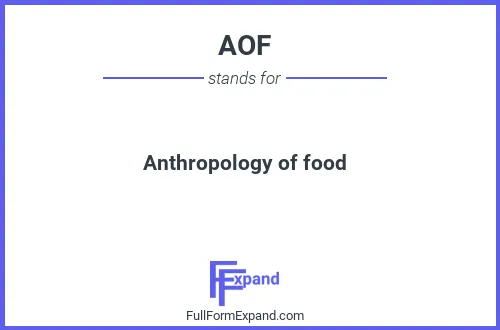 Full form of AOF