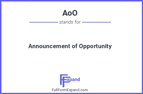 Full form of AoO
