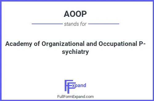 Full form of AOOP