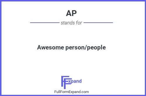 Full form of AP
