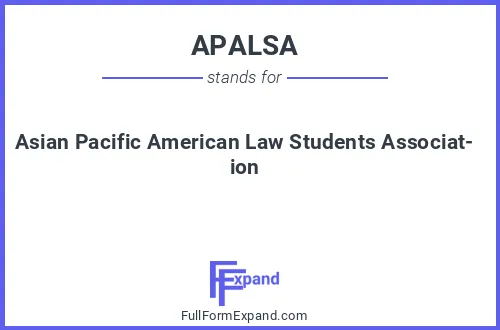 Full form of APALSA