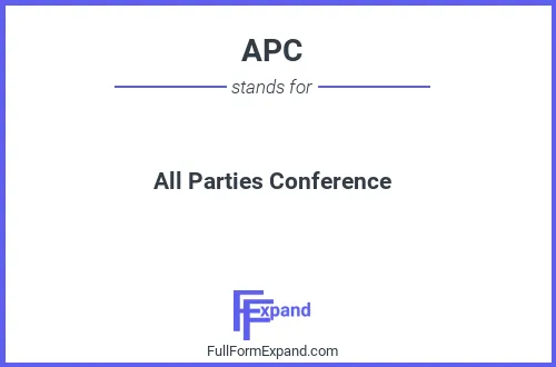 Full form of APC