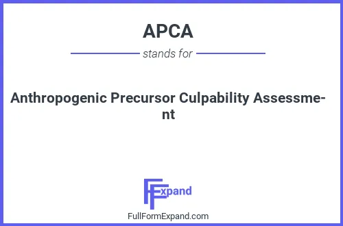 Full form of APCA