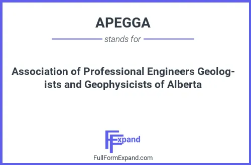 Full form of APEGGA