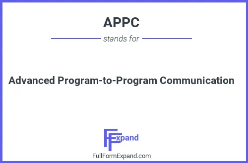 Full form of APPC