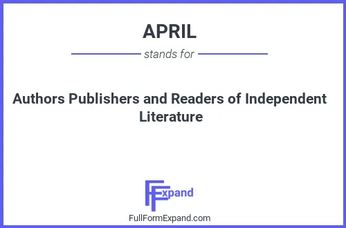 Full form of APRIL