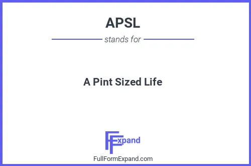 Full form of APSL