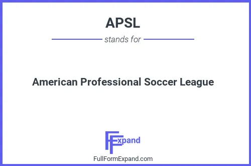 Full form of APSL