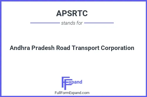 Full form of APSRTC